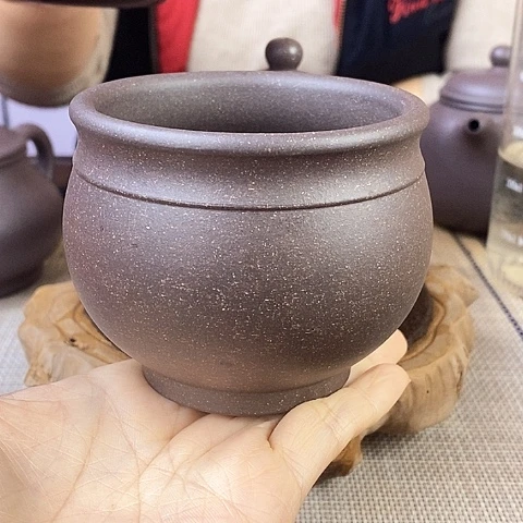 紫砂茶壶宜兴紫砂大水潭天青160c c