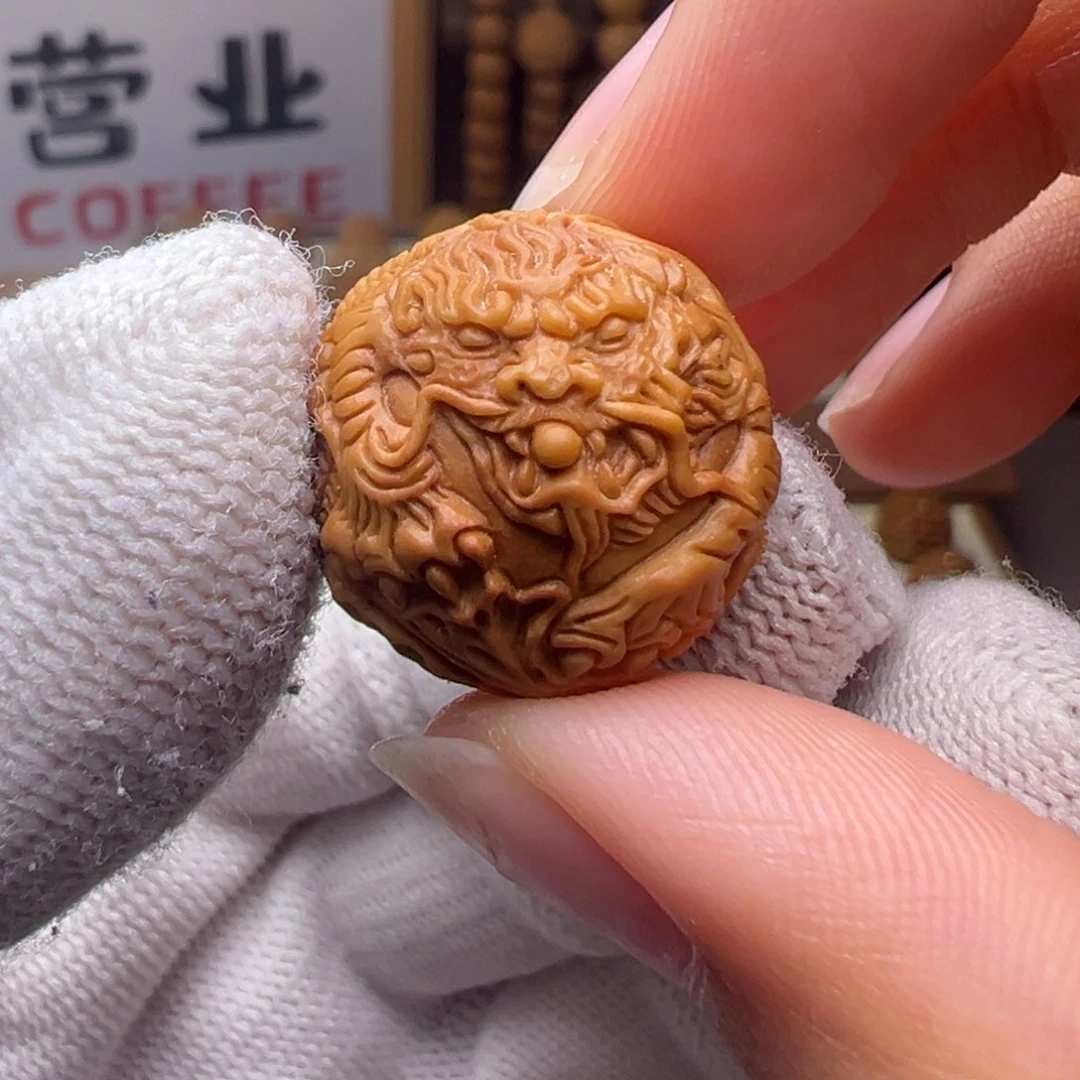 文玩核桃把件精修款貔貅18加尺寸全品有正常封口线