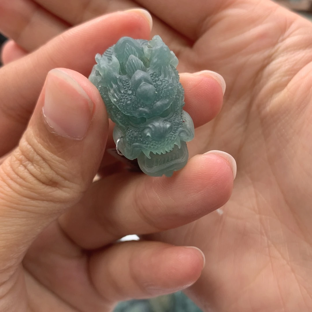 C****定制翡翠未镶嵌毛货不退不换