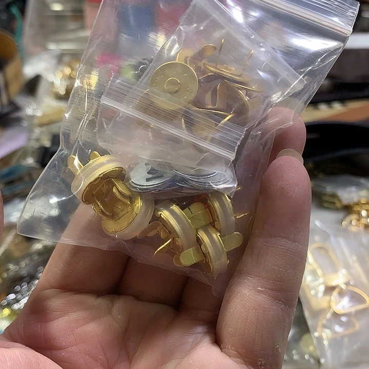 无纺布皮革1.4强磁超薄磁吸扣10个