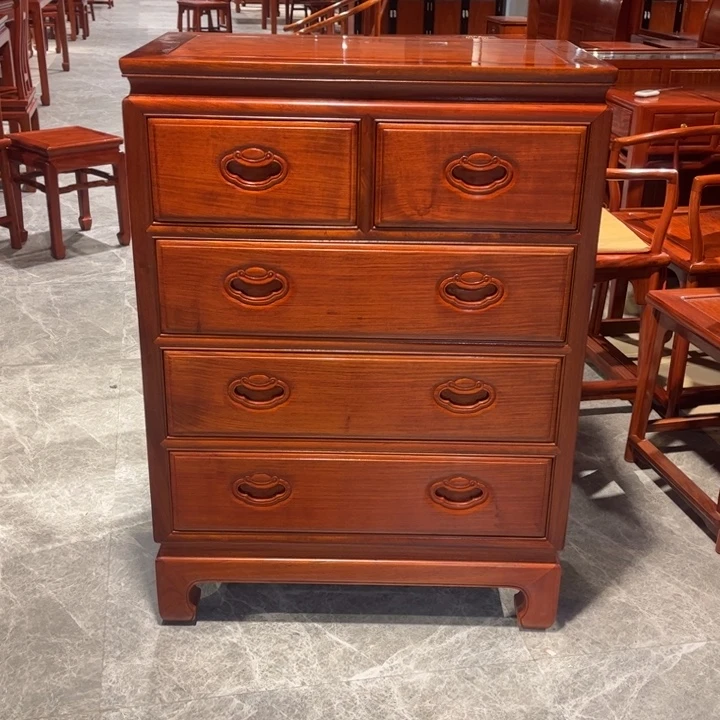 若***惜紫檀木类成套家具78五斗柜