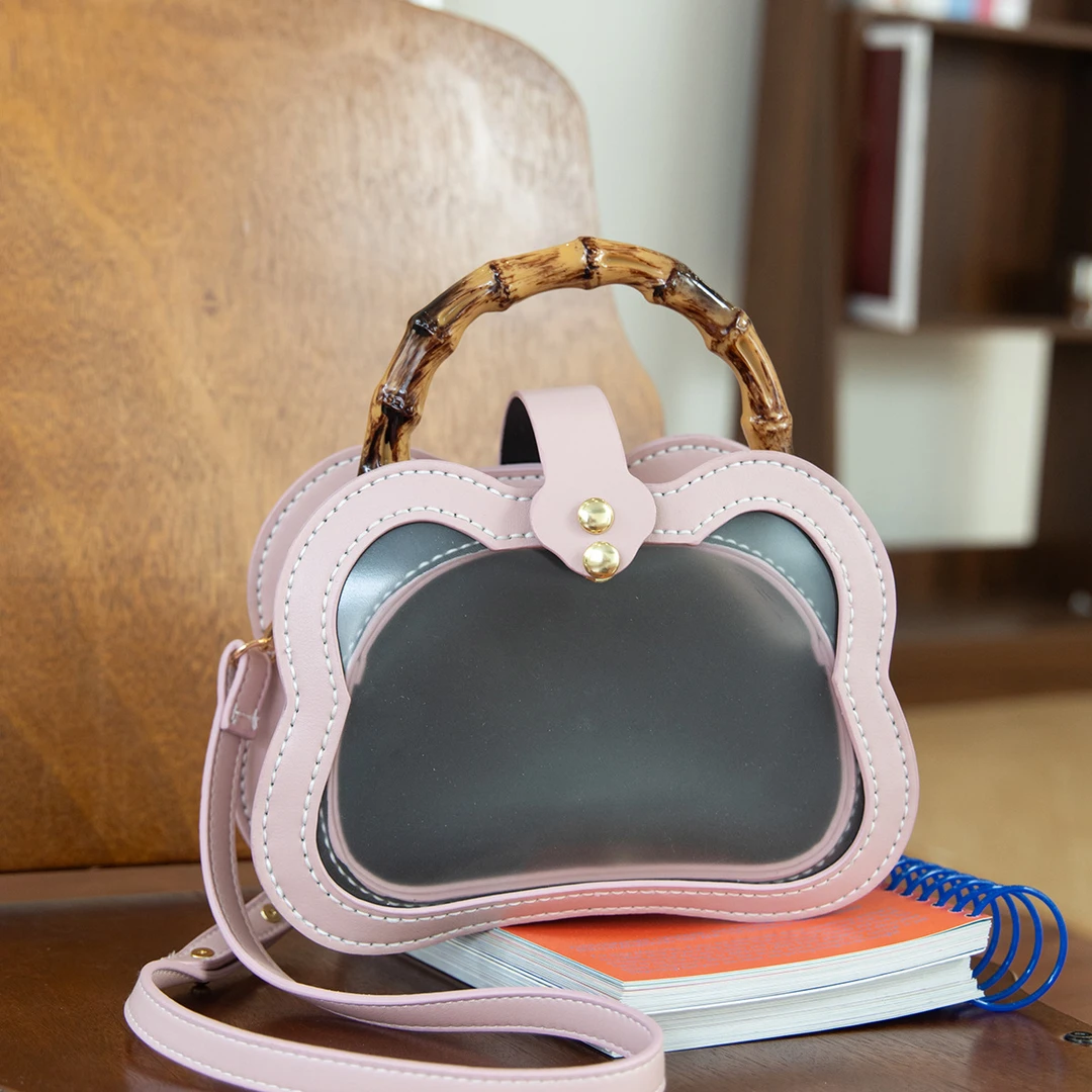 diy材料套z手工缝制竹节手提国风包时尚小众质感单肩斜挎手提包包