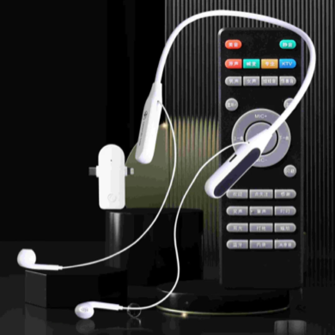 户外神器天韵无线声卡一体机挂脖式网红直播设备全套黑白随机发