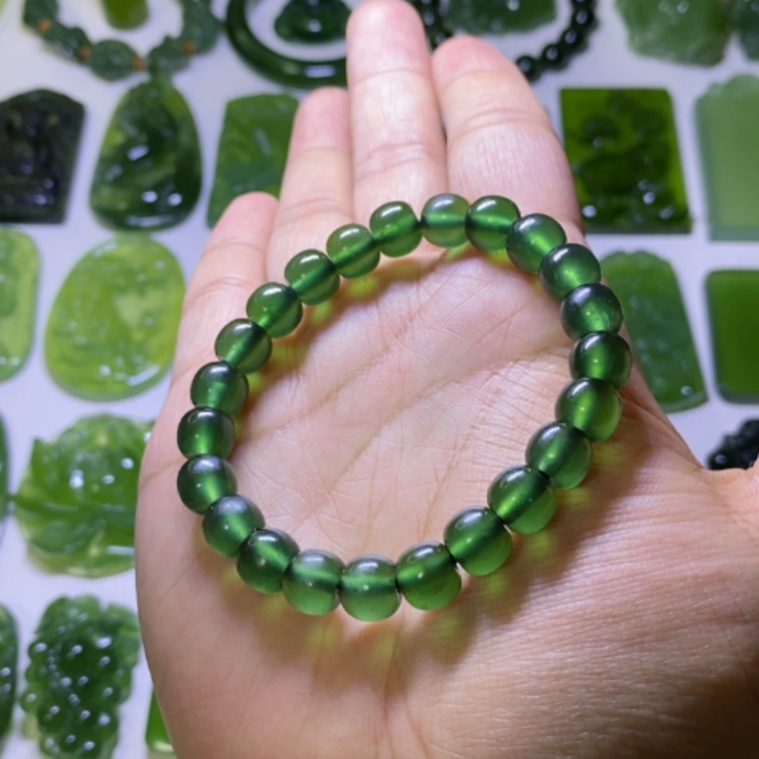 【闪购商品】未镶嵌蛇纹石玉手链