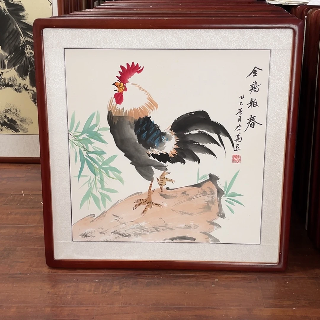 国画带框尺寸63*63厘米