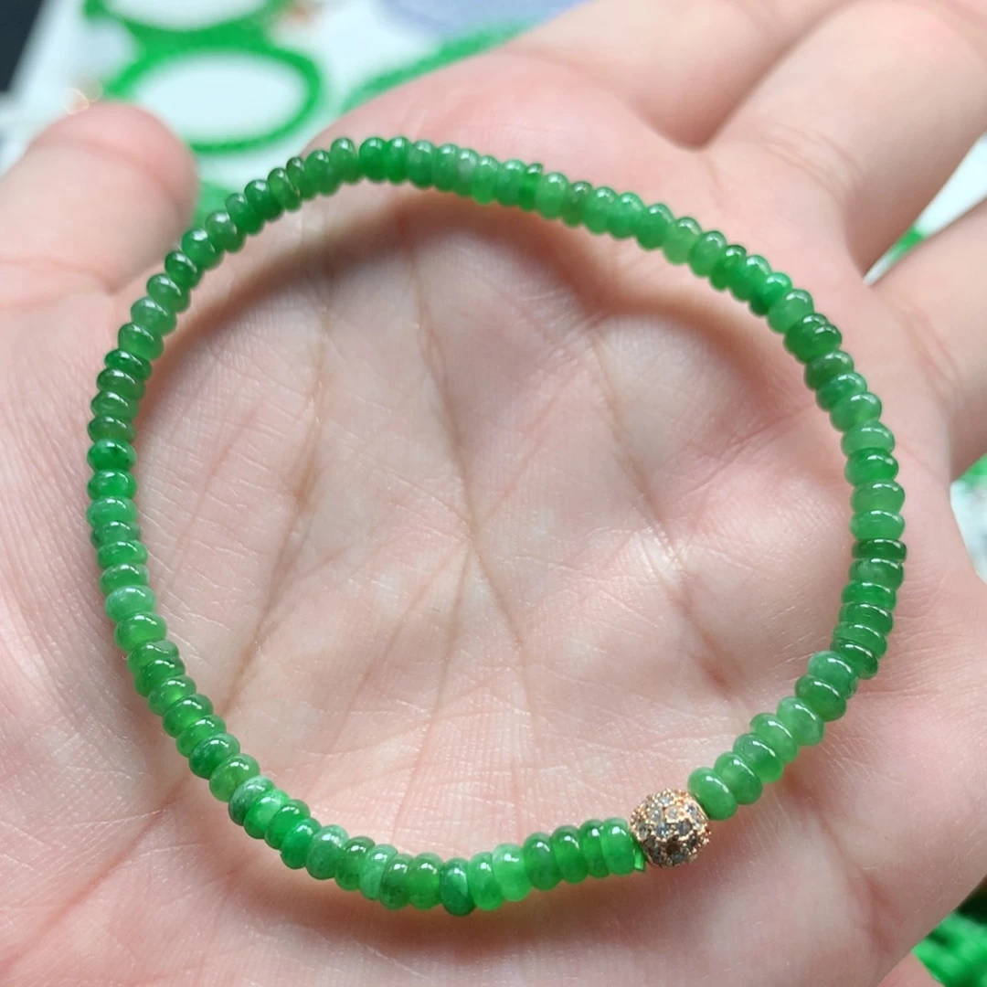 翡翠未镶嵌手链翡翠