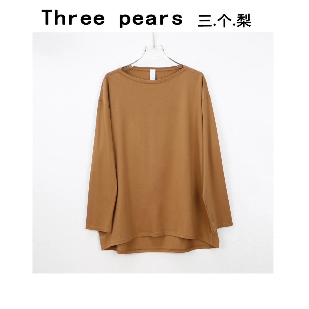 柜上同款一字领长款衫K004