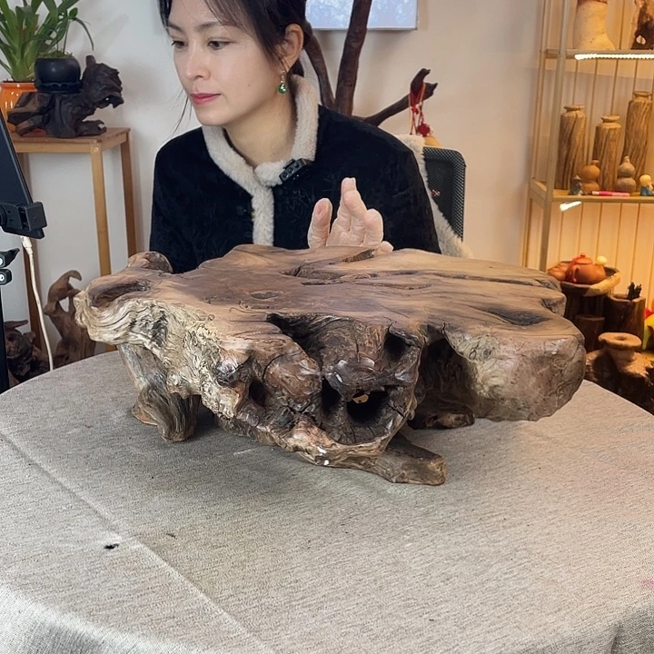 长***潘纯天然原木手工制作