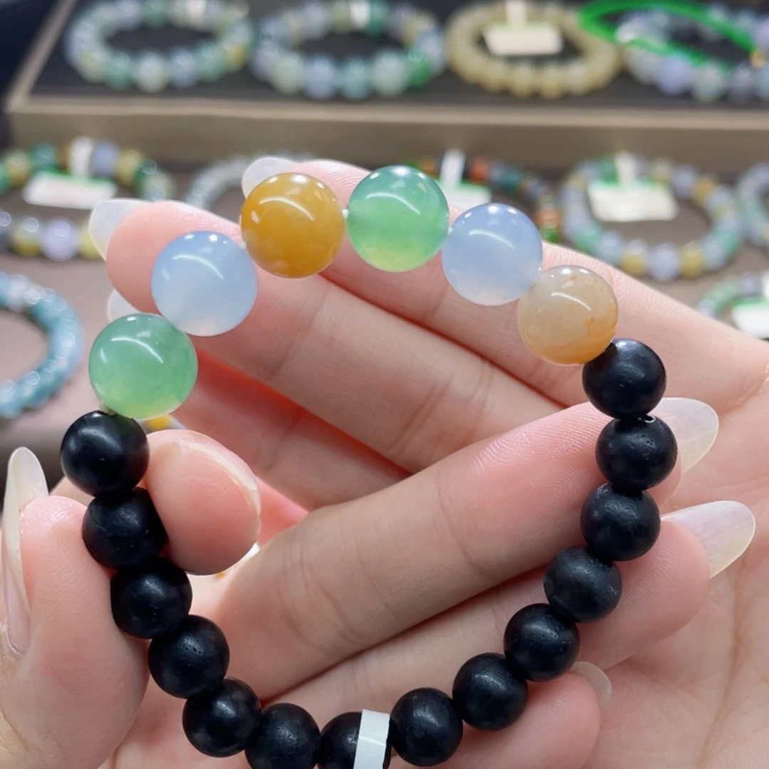 未镶嵌手链翡翠卡10半圈