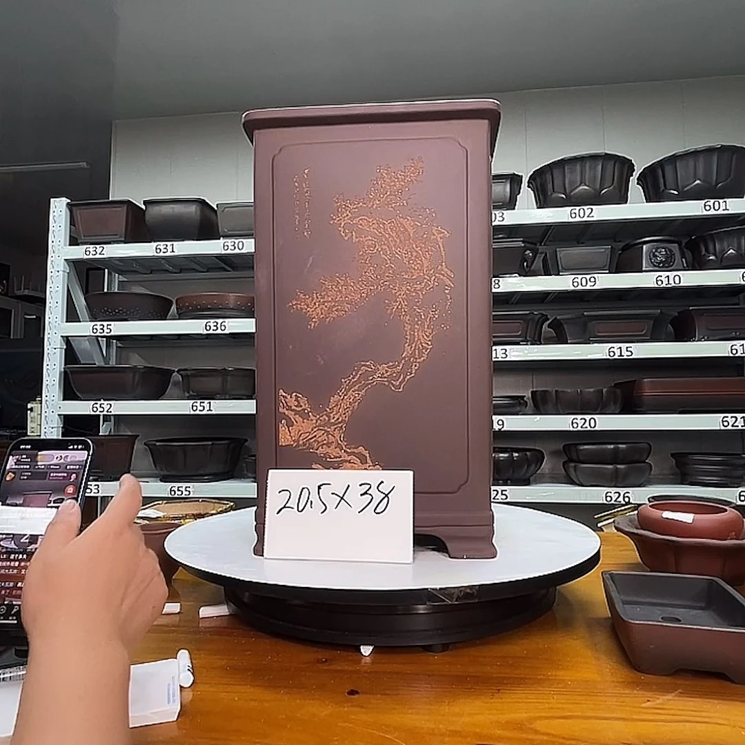 紫砂花盆宜兴紫砂25号