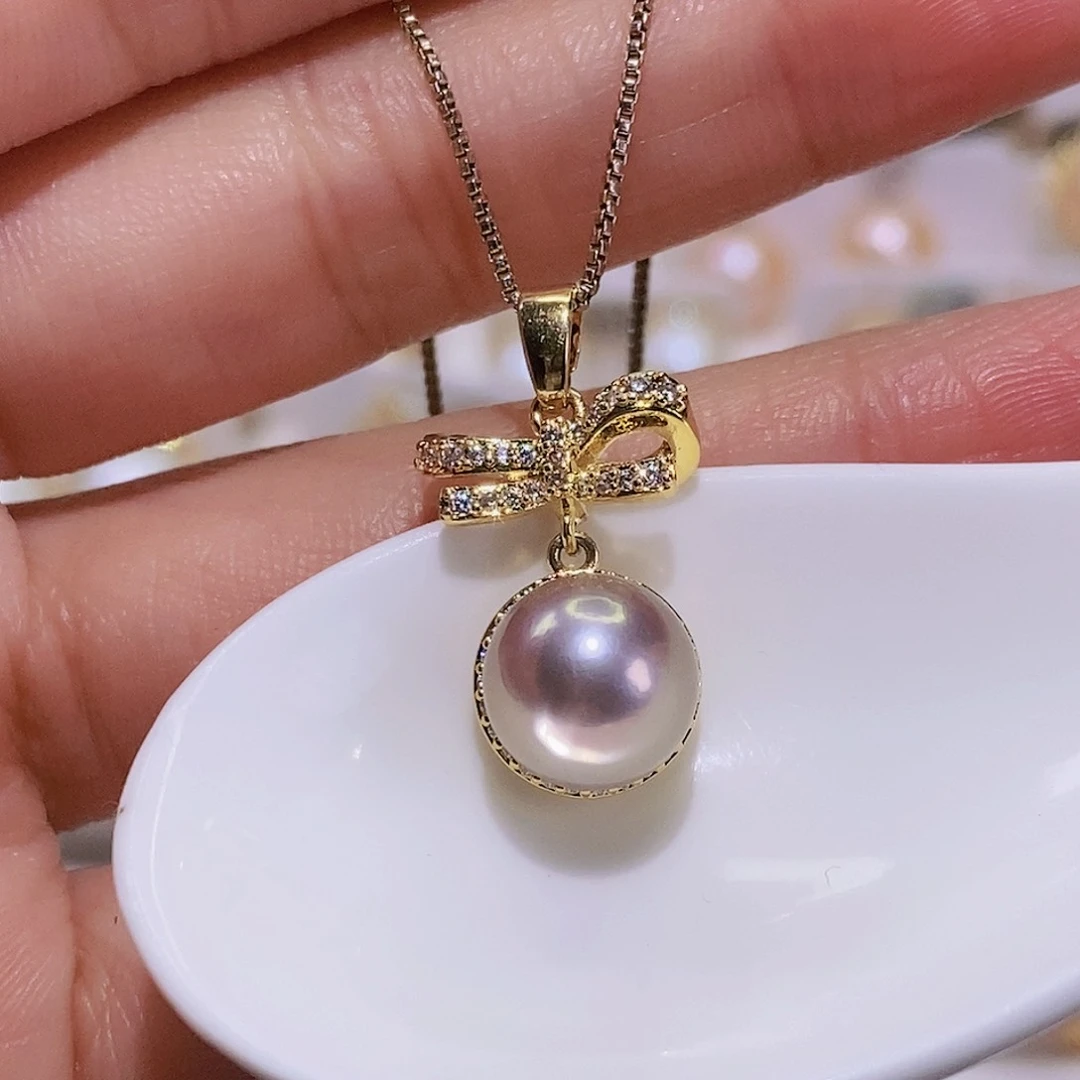 淡水珍珠颈饰合金