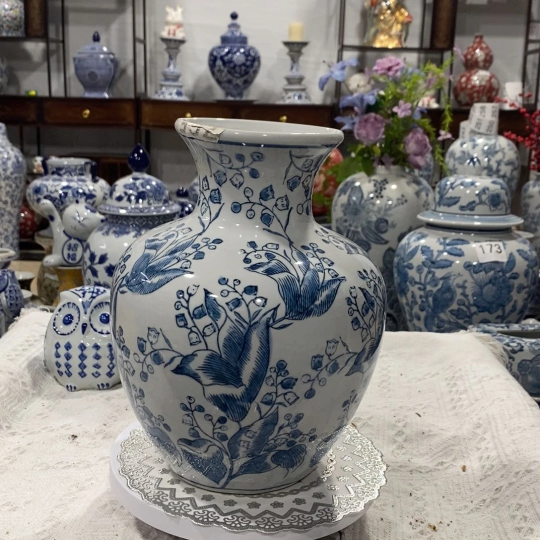 【闪购商品】摆件铃兰花花瓶摆件……