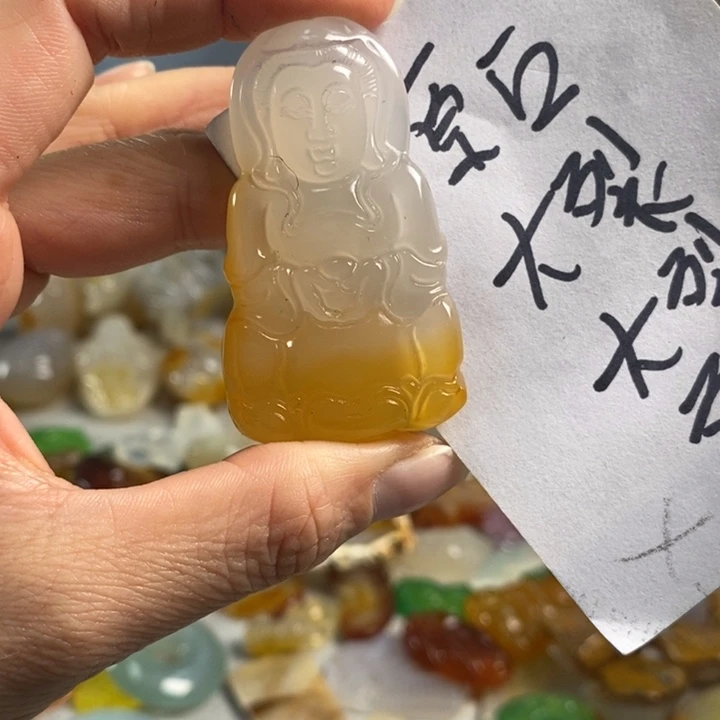 玛瑙/玉髓吊坠(不含链)未镶嵌