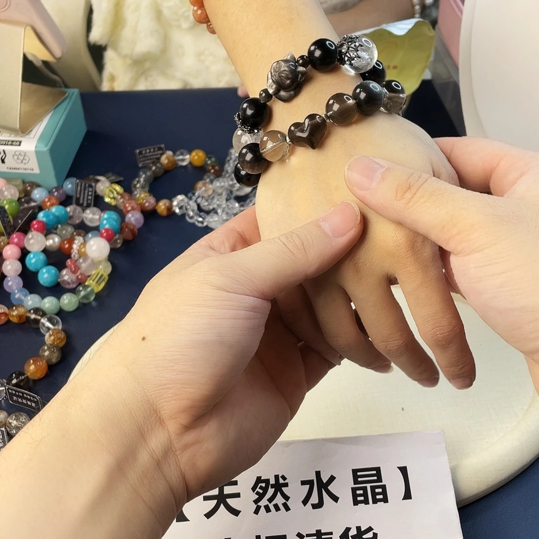 银S925镶嵌水晶手链