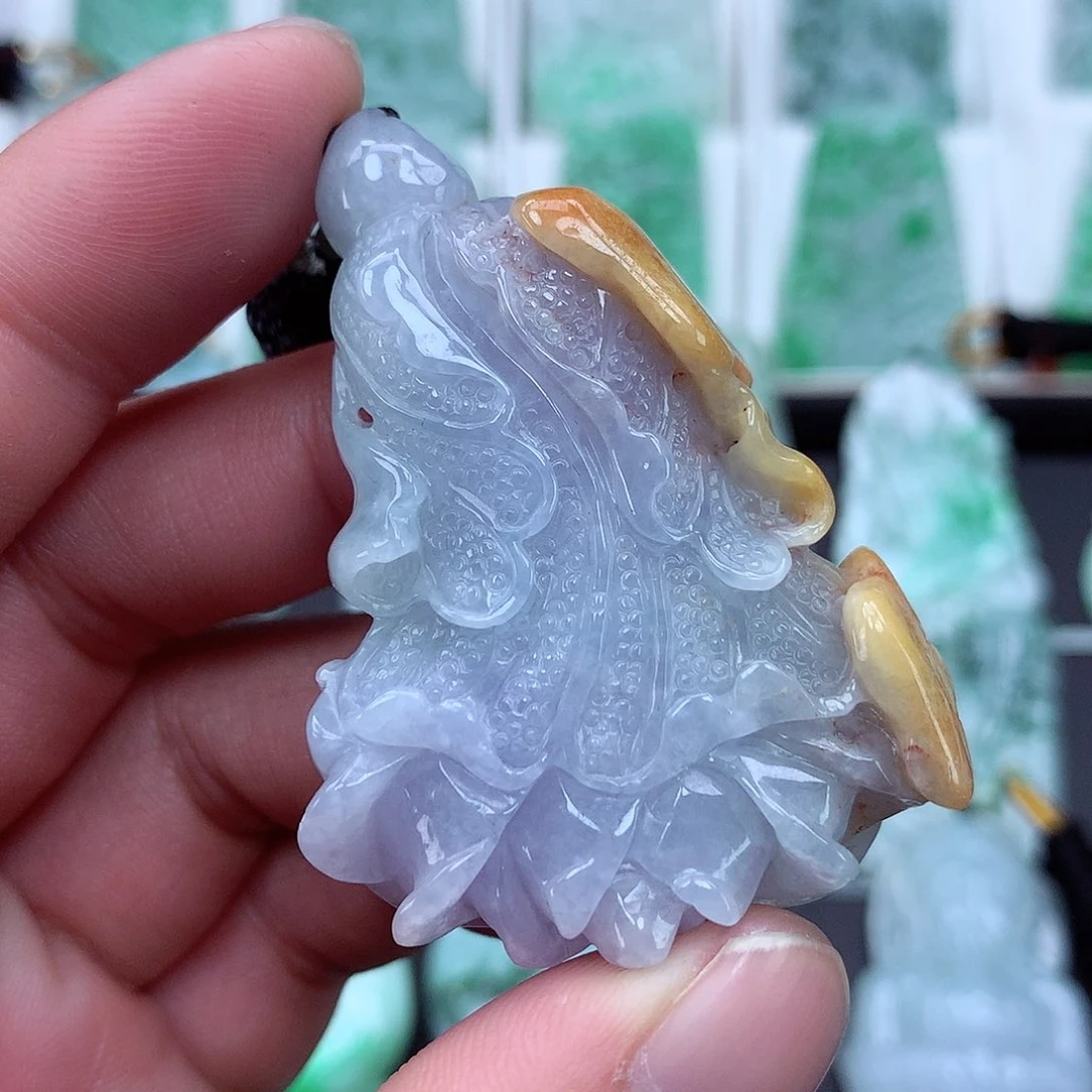 翡翠颈饰未镶嵌翡翠吊坠