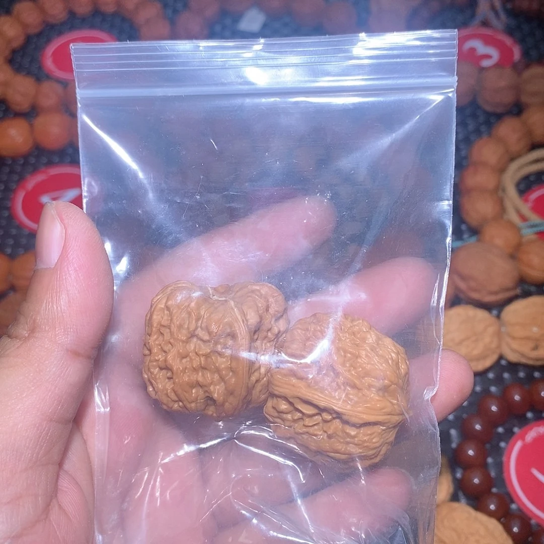 原***面文玩核桃手串拌面