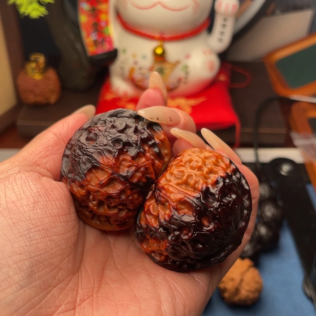 吊坠文玩核桃焦糖宫灯