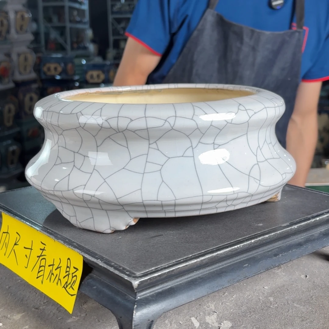 一风堂石湾花盆 内20*9