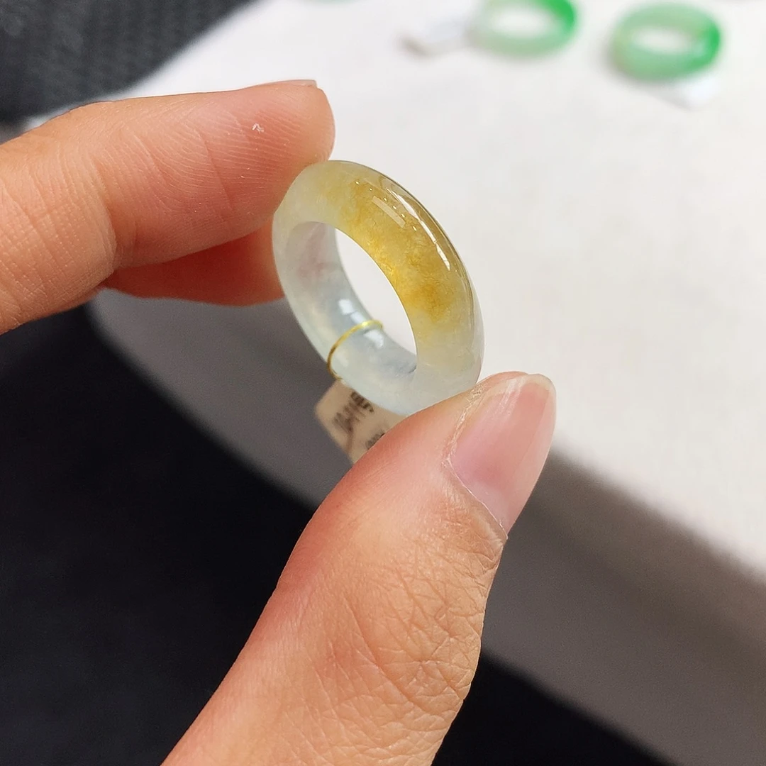 翡翠未镶嵌戒指10-11号