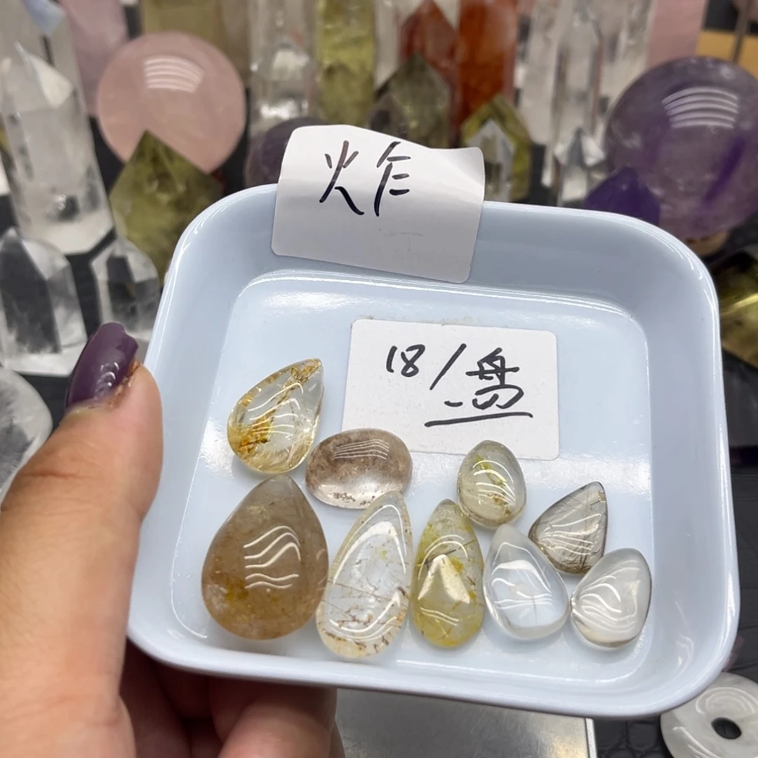 贺***鹤未镶嵌珠宝半成品水晶40