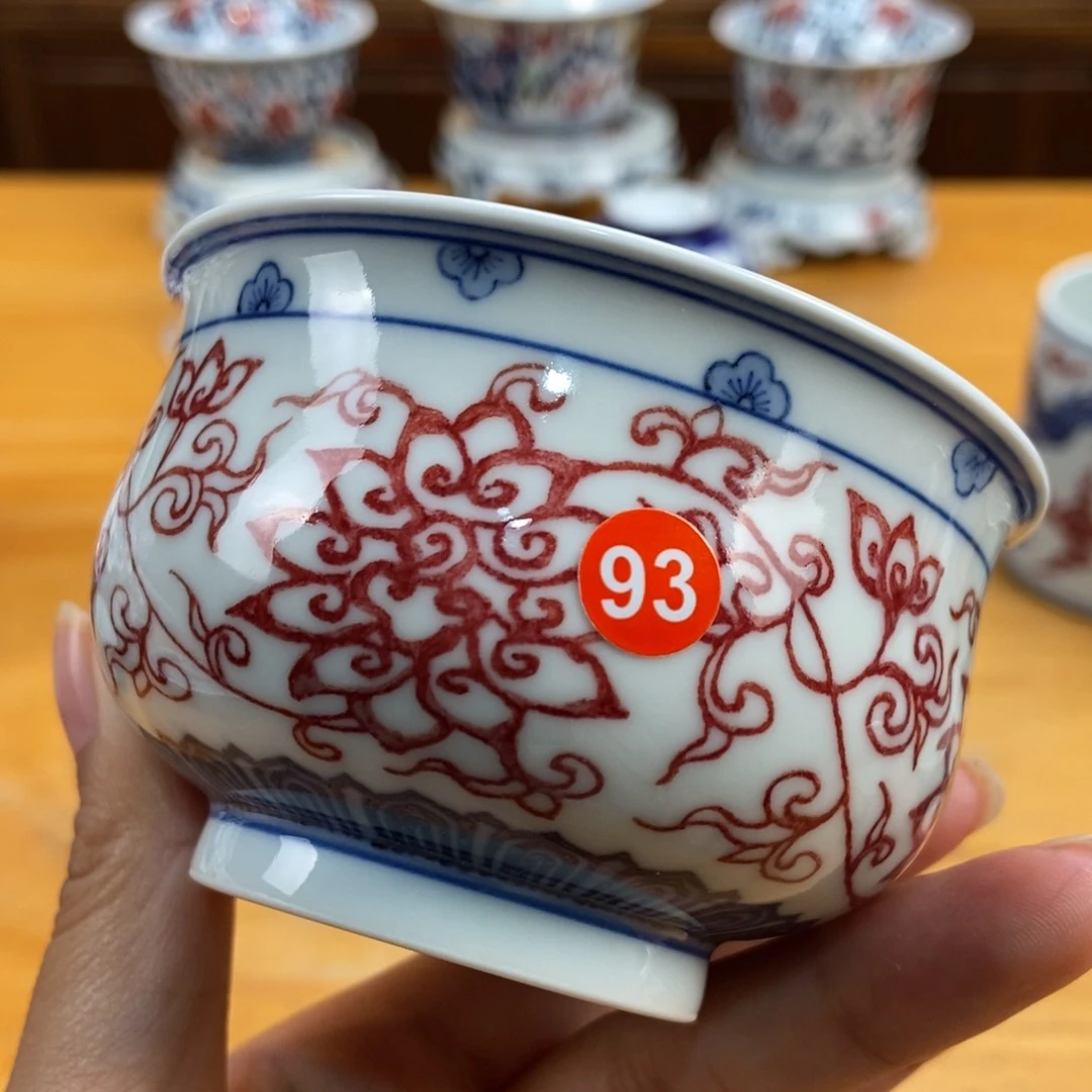 手绘现代茶具非古董