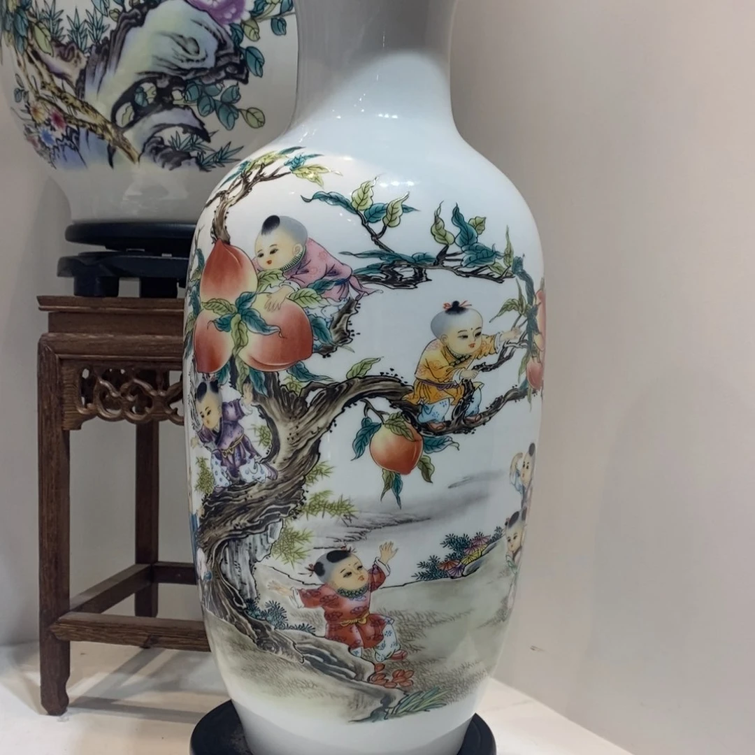 摆件景德镇陶瓷花瓶摆件