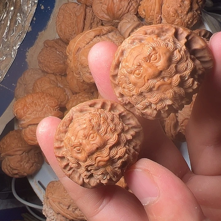 核桃手串/手链核桃雕刻