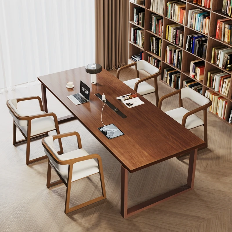 客厅风加厚款直排长桌简约书桌桌子款办公桌