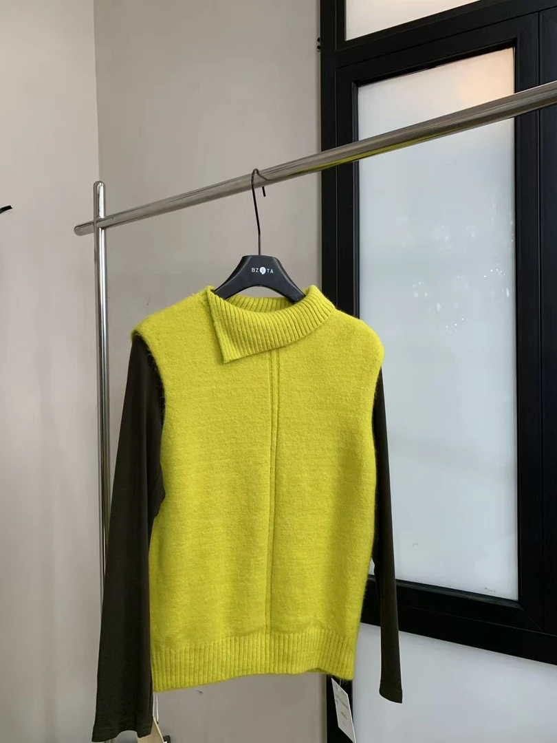 『雨美 Show』5198韩版百搭高领针织上衣