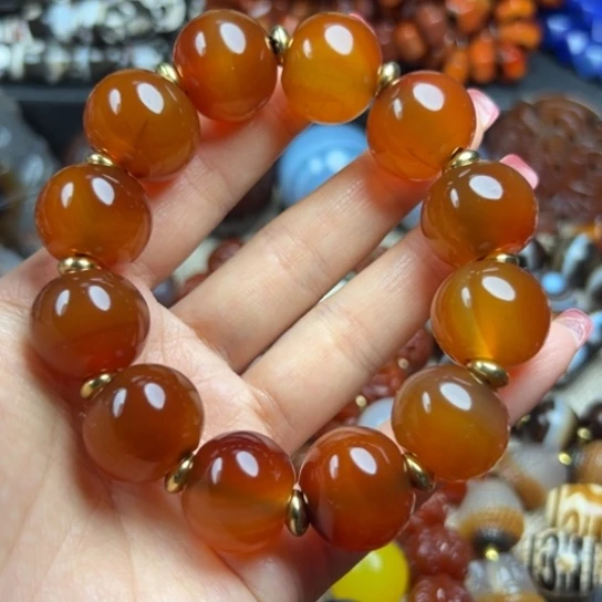 忆***年玛瑙/玉髓未镶嵌颈饰