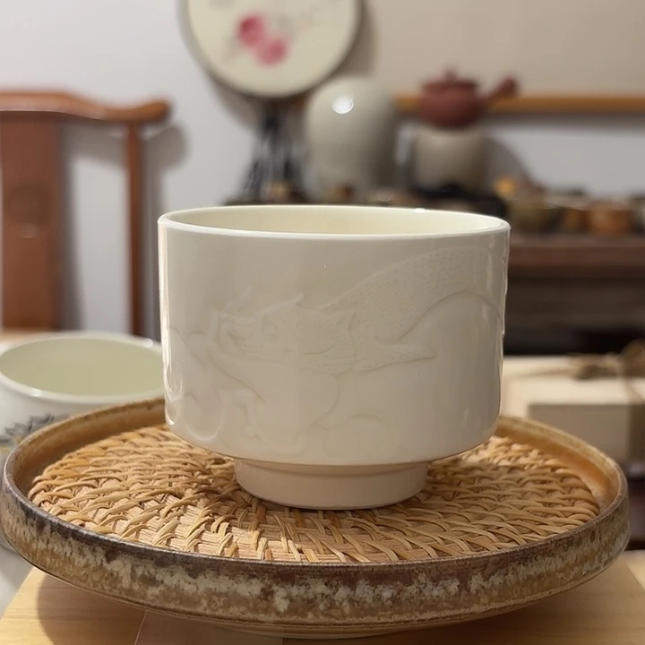 子樵造像定瓷手作子主人杯