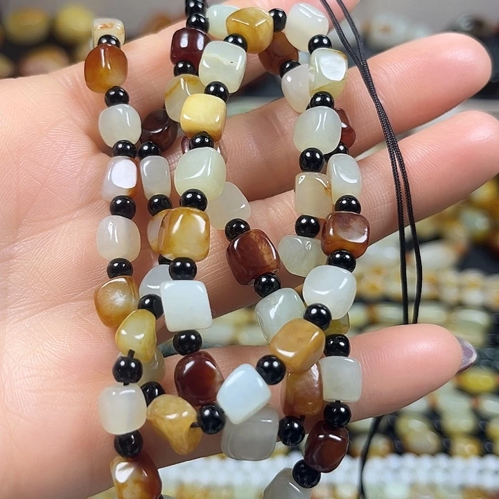 和田玉未镶嵌手链