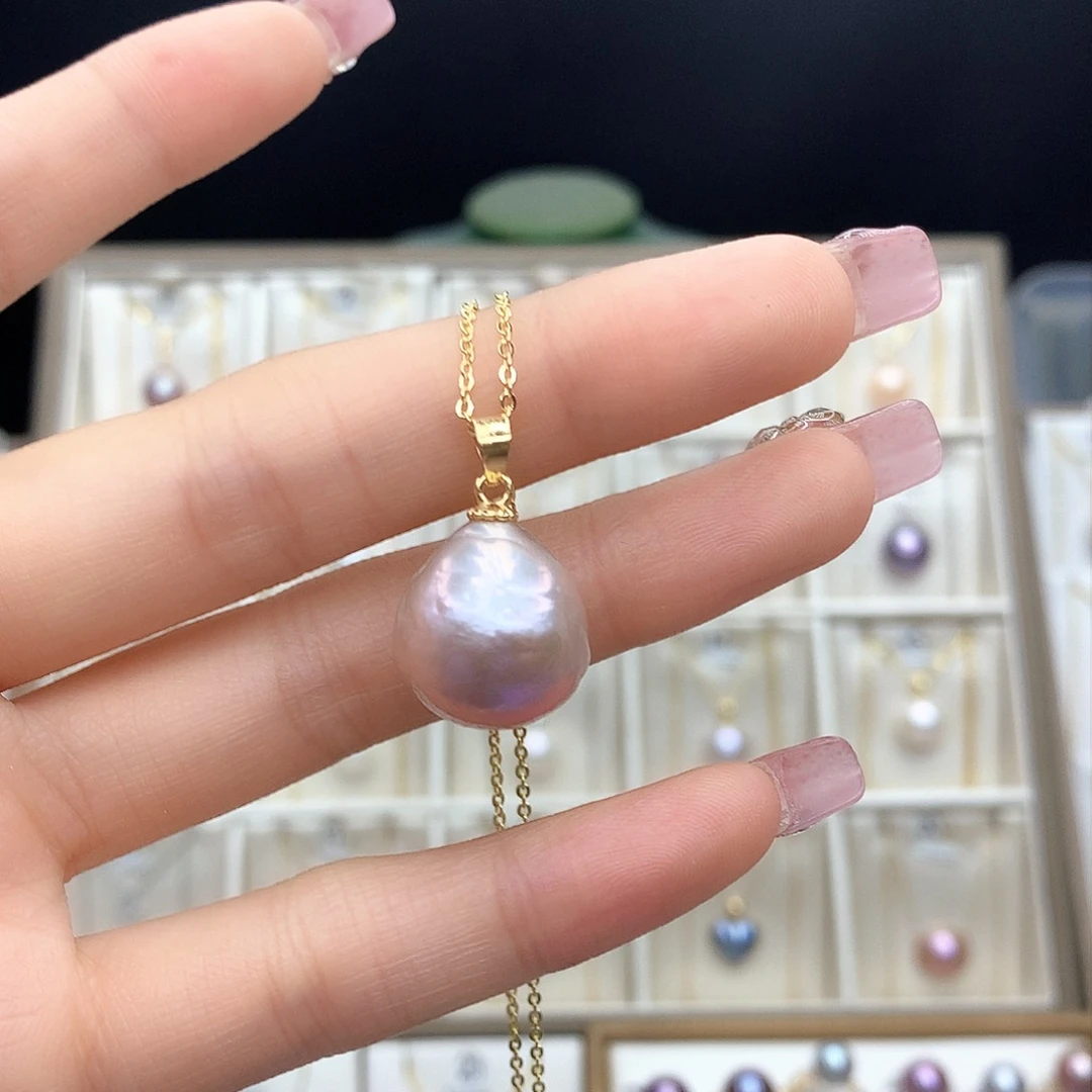 淡水珍珠颈饰合金