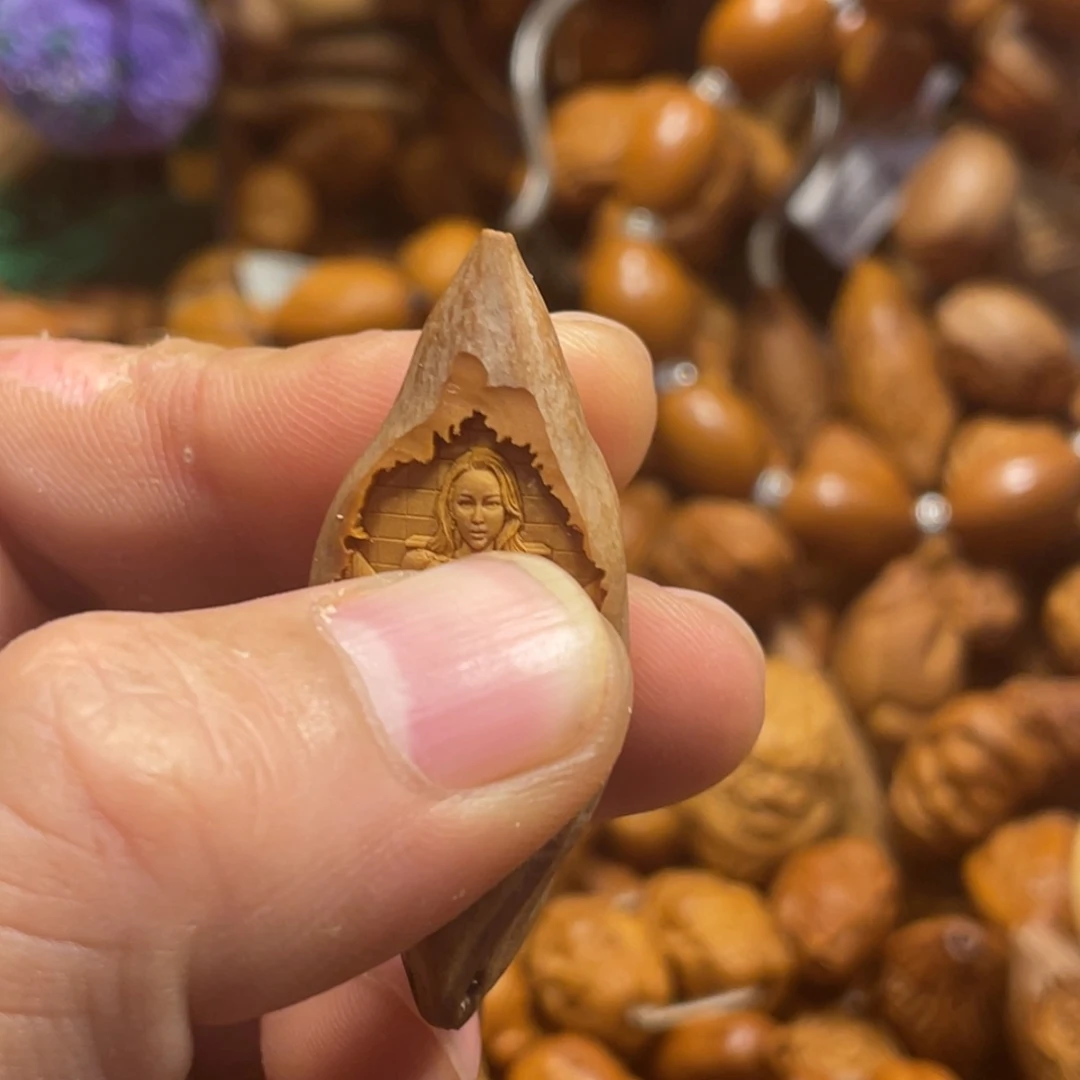 橄榄核手串/手链美女045