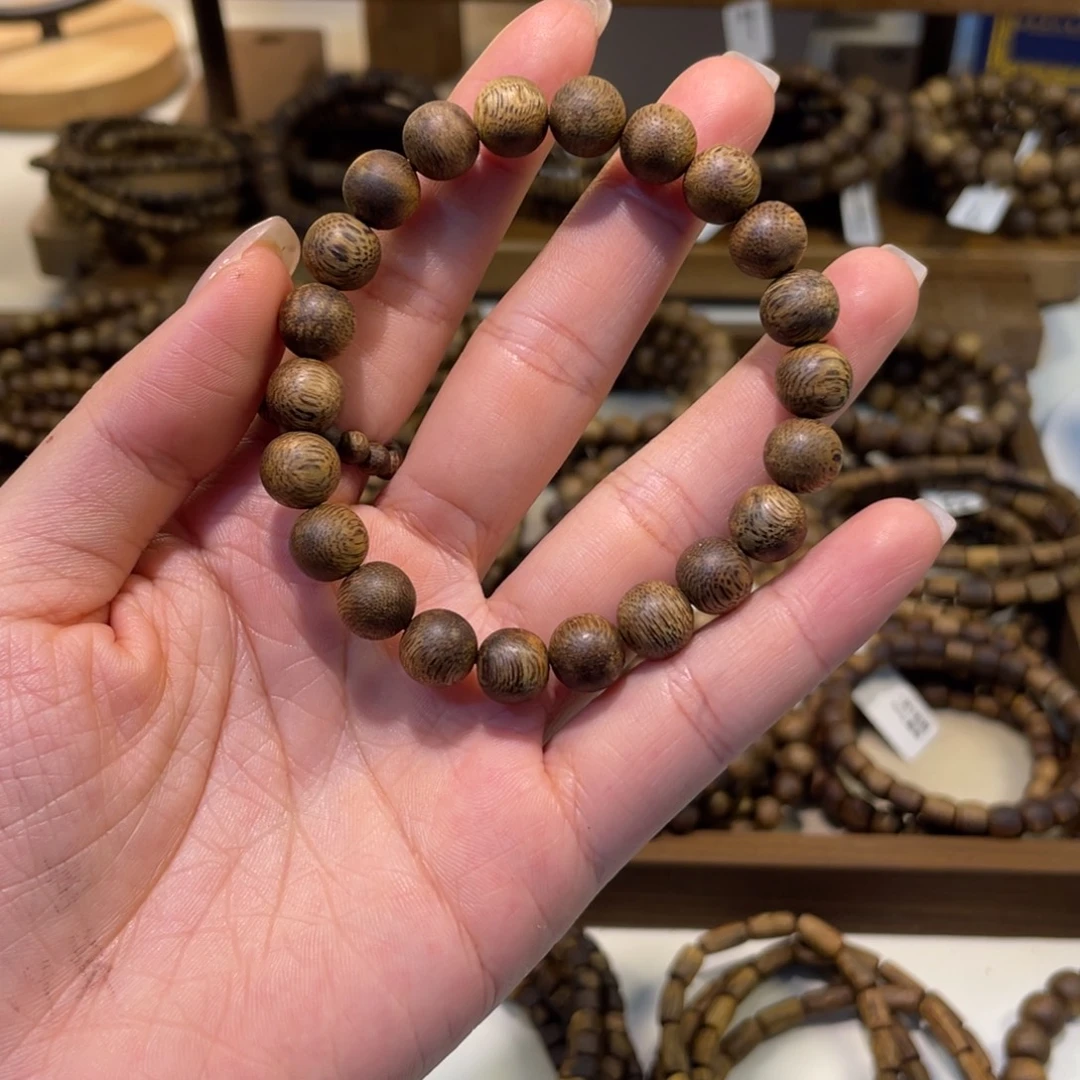 沉香卡9单圈圆珠5克+