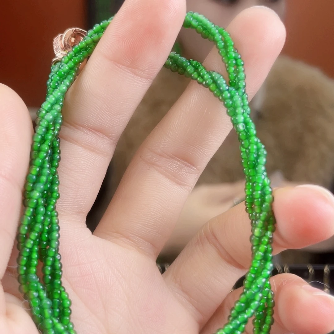 翡翠未镶嵌耳饰饰品