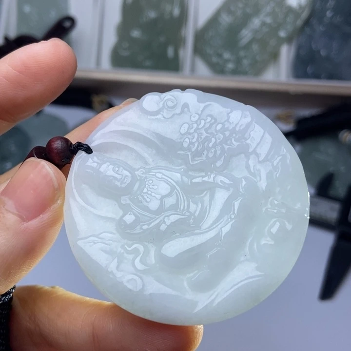 翡翠未镶嵌挂件翡翠