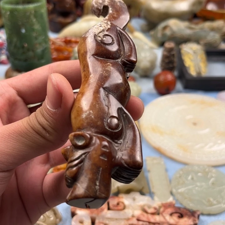 其他陶精品手把件摆件