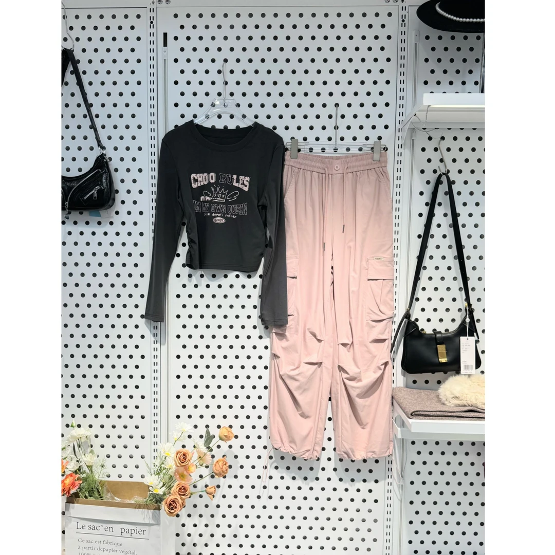 【婷婷专属】 D5F30331B 春季女士上衣+裤子套装