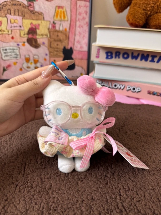 正版三丽鸥梦幻HelloKitty可爱女生包包挂件手作diy钥匙扣礼物