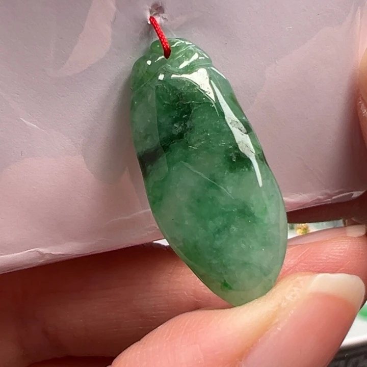 翡翠未镶嵌颈饰福瓜吊坠