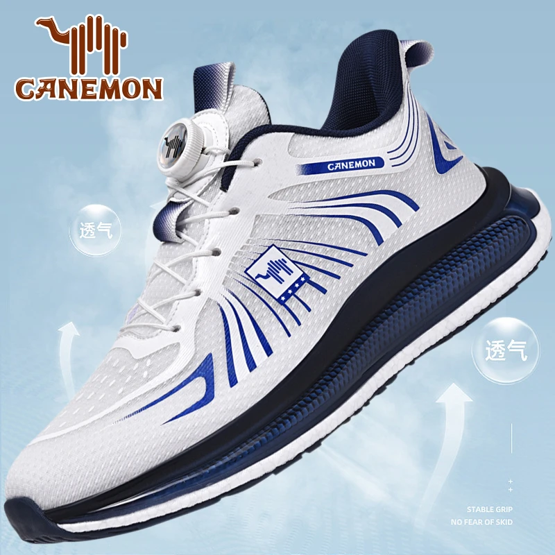 专柜正品2025潮款男士旋钮休闲鞋运动鞋透气鞋舒适时尚轻便耐磨