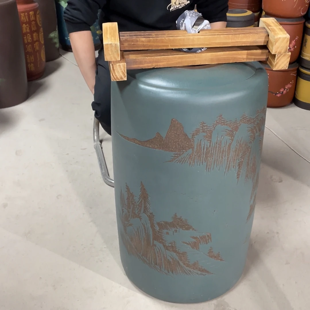 宜兴原矿紫砂茶叶罐
