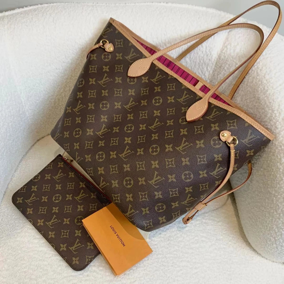 95新 LouisVuitton/路易威登 壹臻娇/neverfull中号20年 83939440