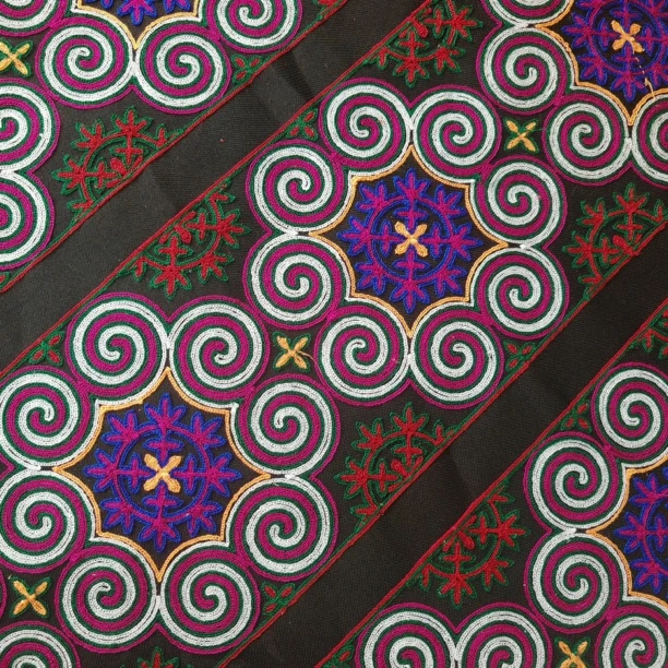 民族风刺绣花边织带服装辅料材料可用于手工DIY装饰