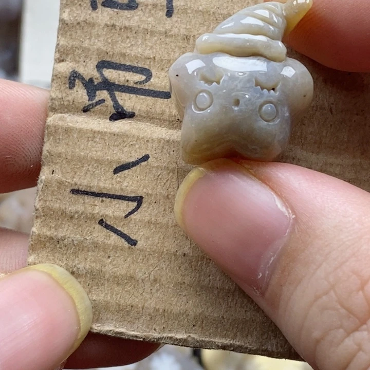硅化珊瑚（珊瑚玉）颈饰未镶嵌我***啊
