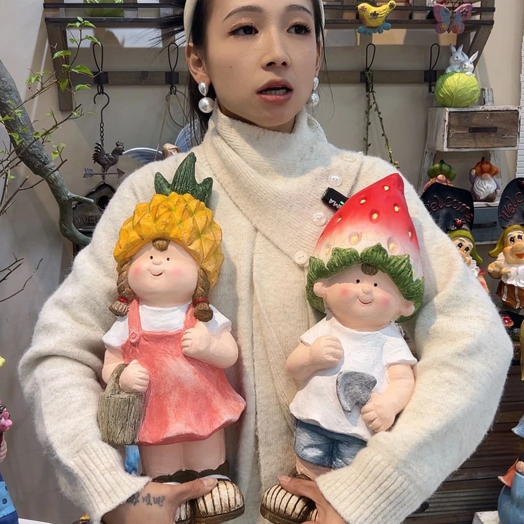 花园摆件红红火火