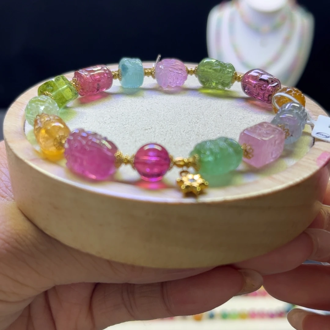 未镶嵌手链碧玺设计款