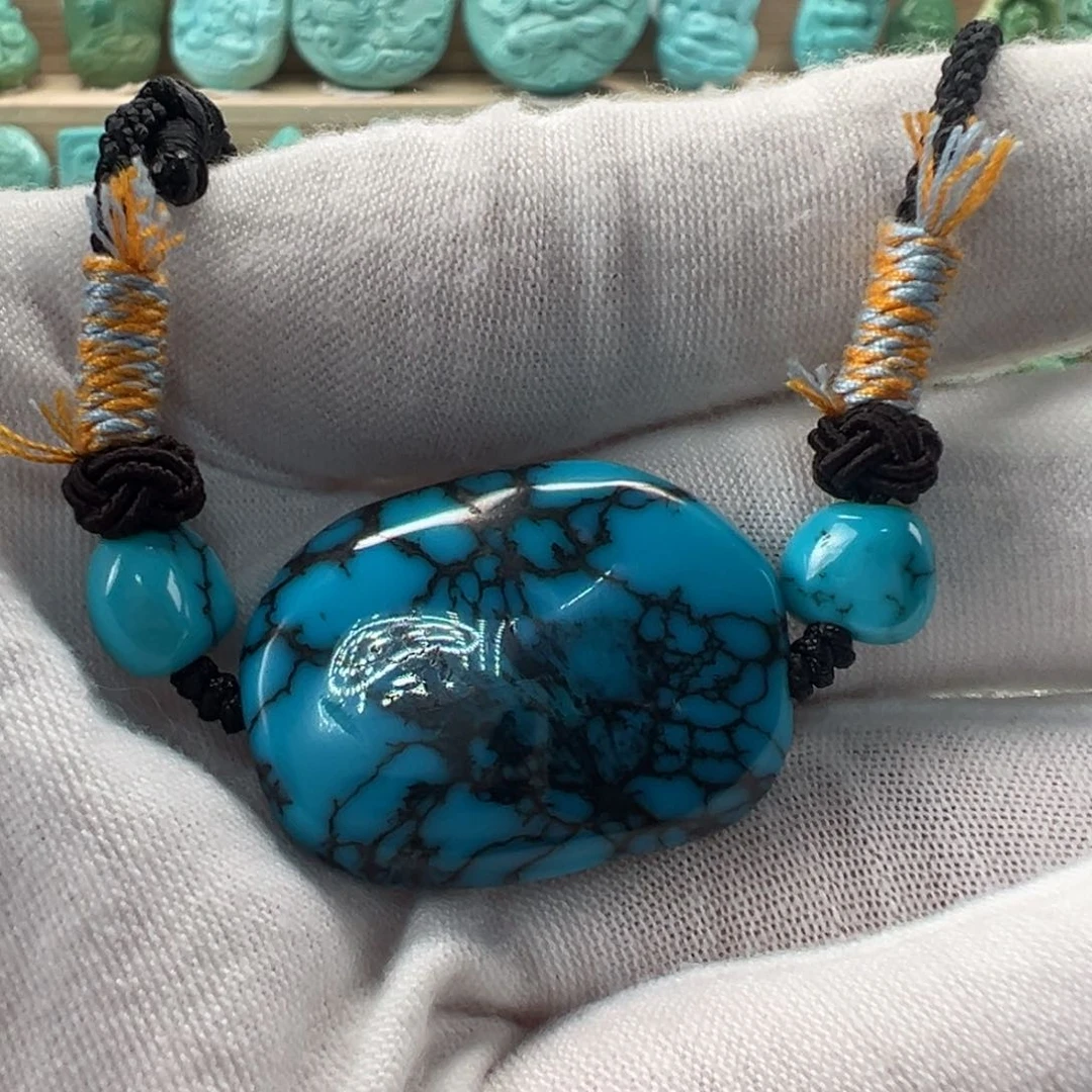 未镶嵌绿松石随形22mm