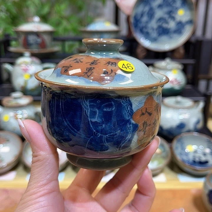 景德镇陶瓷手绘茶具